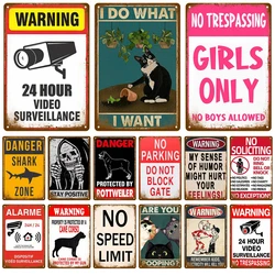Vintage Room Decoration Home Decor Items Tin Signs Aesthetic Men Bedroom Metal Signs Retro Metal Plate Posters Wall Art Mural