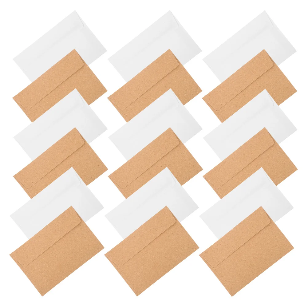 

50 Pcs Self Sealing Envelopes Invitation Invited Greeting Card Adhesive Birthdays