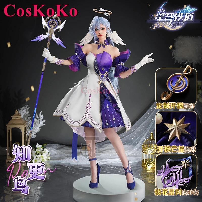 CosKoKo Robin Cosplay Game Honkai: Star Rail Costume Full Set Sweet Elegant Formal Dress Halloween Party Role Play Clothing New