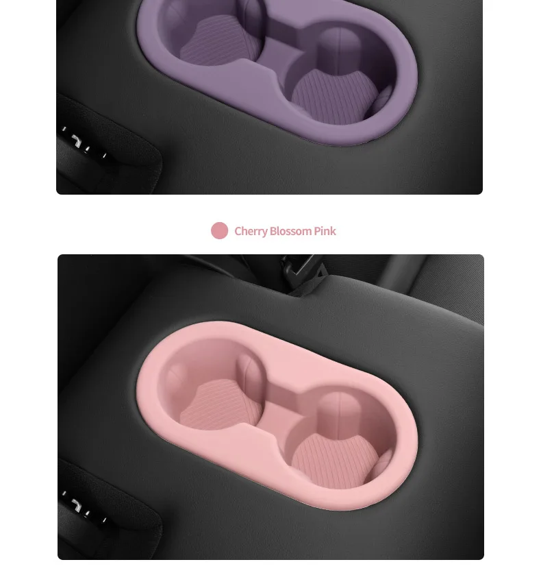 Für Tesla Model Y Juniper 2025+ Rücksitz-Getränkehalter Rutschfeste Silikon-Becherhülle Anti-Rutsch-Matte Auto-Innenausstattung Tuning-Zubehör – Detail 15