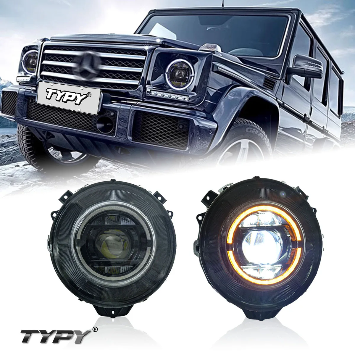 

TYPY Car light for All LED module upgrade modified new highlight for BENZ G-CLASS for BENZ G-CLASS W463 2007-2017