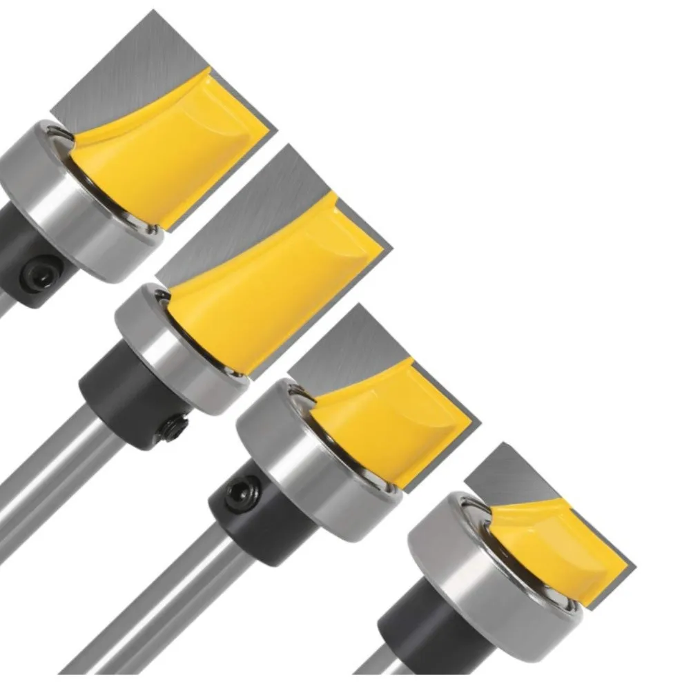 Woodworking Grooving Tool Flush Trim Router Bit For Hardwood Processing Smooth Cutting Performance Wear Resistant Material