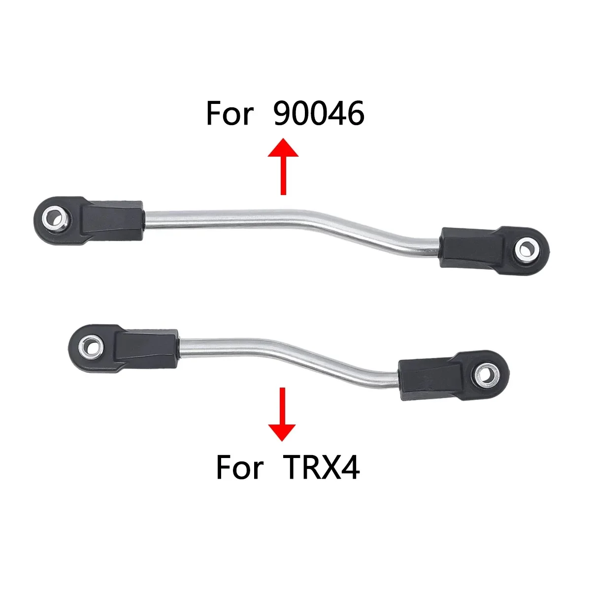 

Stainless Steel Steering Pull Rod For 1/10 Axial SCX10 II 90046 TRX4 RC Crawler Car Upgrade Parts