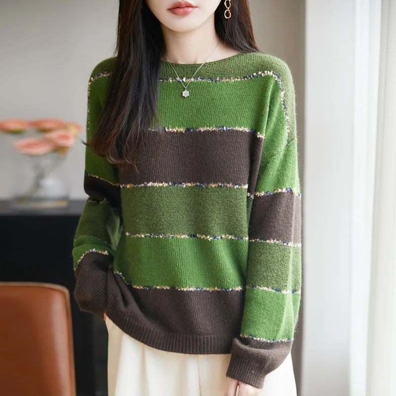 Fashion Women Sweater Autumn Winter Long Sleeve Loose Knitted Sweater Warm Korean Bottoming Shirts Casual Basic O-neck Pullovers