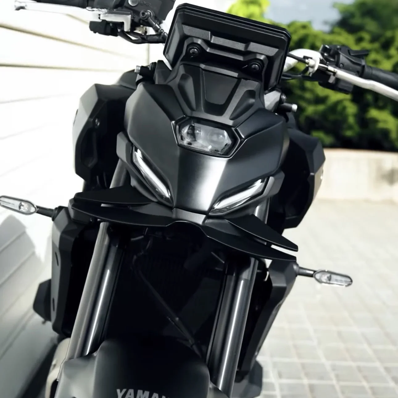 2025+ For YAMHA MT-07 2025 Moto GP airfoil air wing air knife aerodynamics MT07 Aerodynamic Wing Kit Spoiler