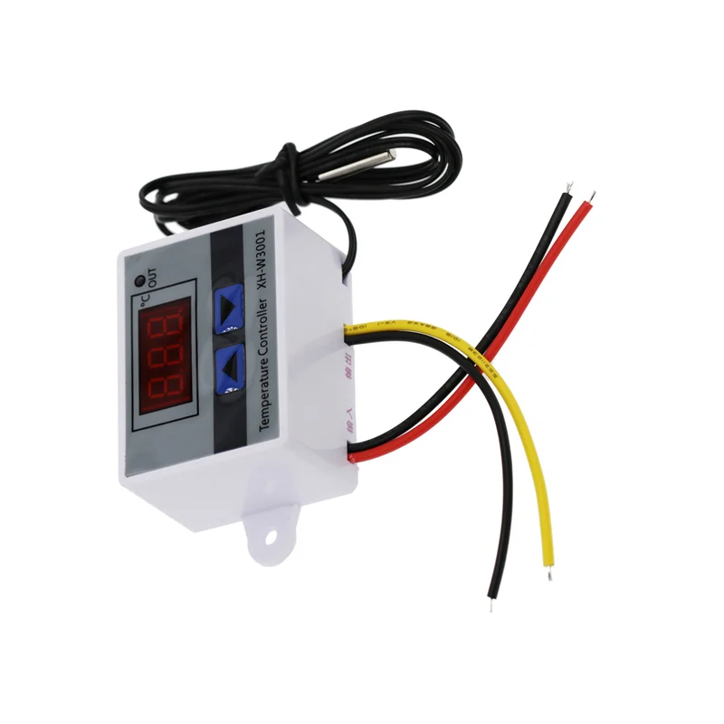 A19F-2X Digital Temperature Controller Display Thermostat Control Switch And Thermistor Sensors Temperature Probe(12V 120W)