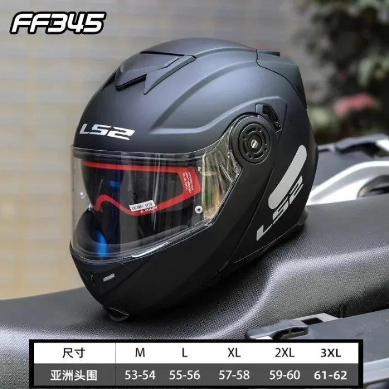 Original LS2 FF345 Motorcycle Helmet LS2 STORM Full Face Helmets Men Women Dual lenses Motorbike Racing Helmets Cascos Para Moto