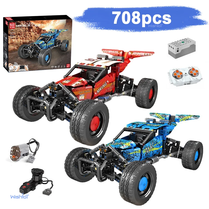 Mould King 18019 Blocchi da Costruzione Tecnici, Modello di Auto Fuoristrada Motorizzata Hurricane, Giocattoli per Bambini, Regali di Natale