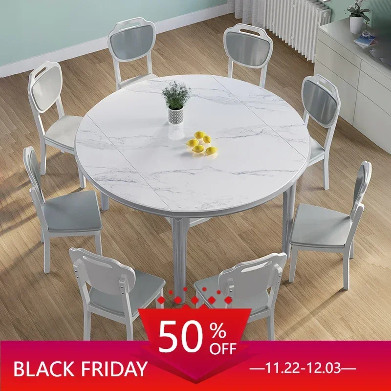 

Extendable Modern Dining Table Grey Folding Receptionist Simple Coffee Tables Multifunction Design Esstische Furniture HD50CZ