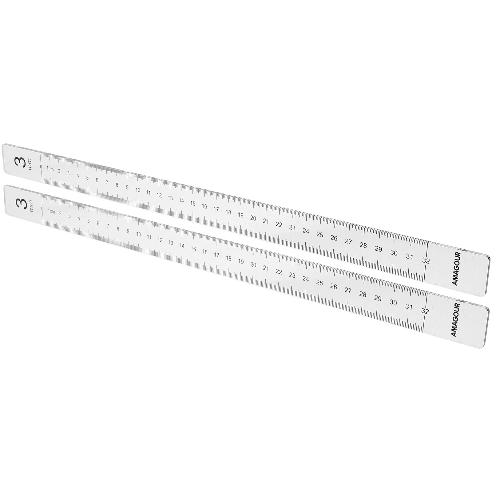 2 قطعة 1 زوج الاكريليك الخبز التوازن حاكم العجين سمك دليل ل شوبك قياس قطاع أدوات مطبخ وجبة خفيفة الخبز حاكم