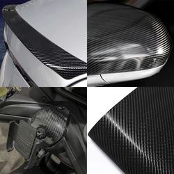 Car Film Covering Wrap Vinyl 152cm*200cm 4D Carbon Fiber Wrapping Stickers Auto Accessories Interior Exterior Decorative Decal