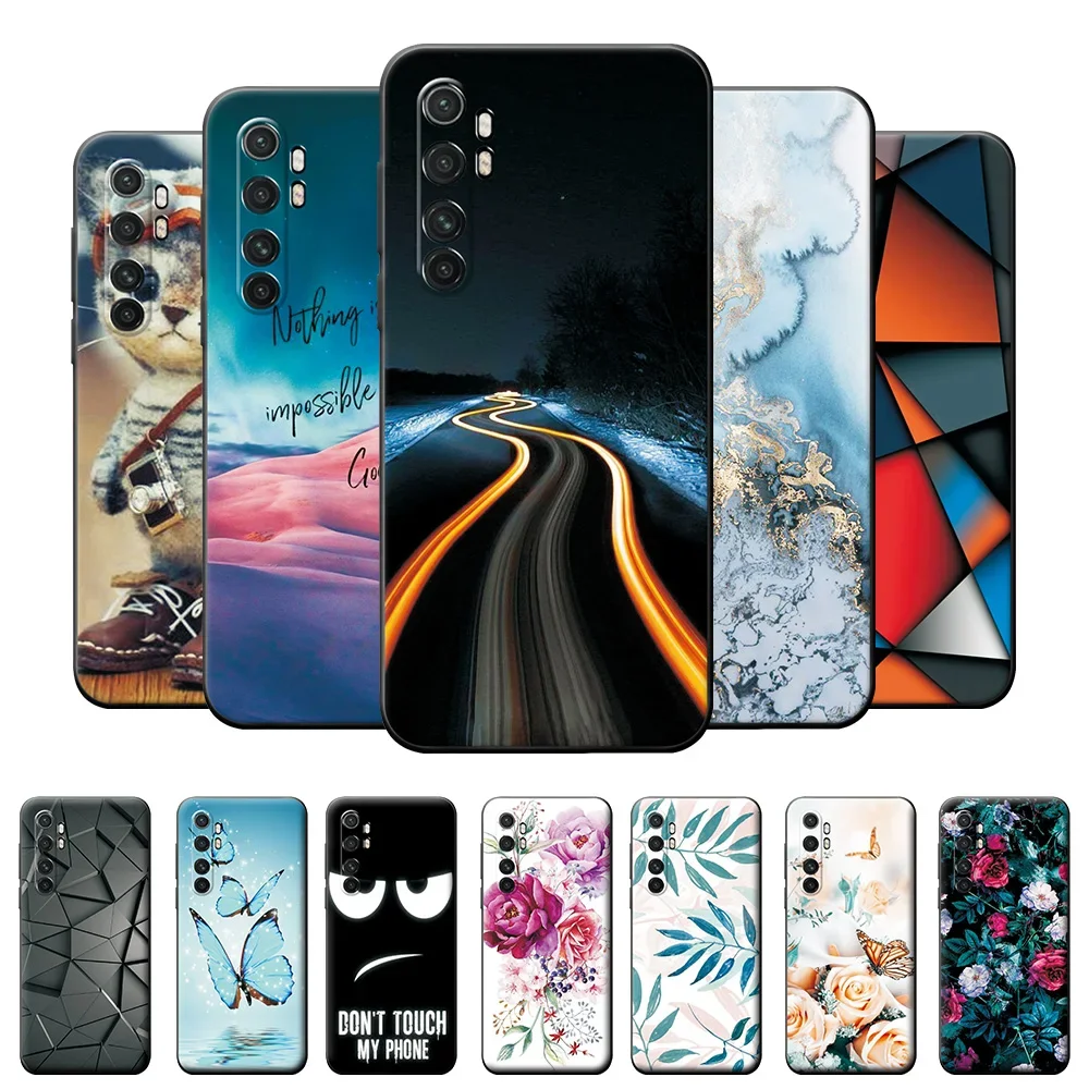 Case For Xiaomi Mi Note 10 Lite Case Xiaomi Mi Note 10 Lite Panda Soft TPU Silicone Case For Xiaomi Mi Note 10 Lite Back Cover