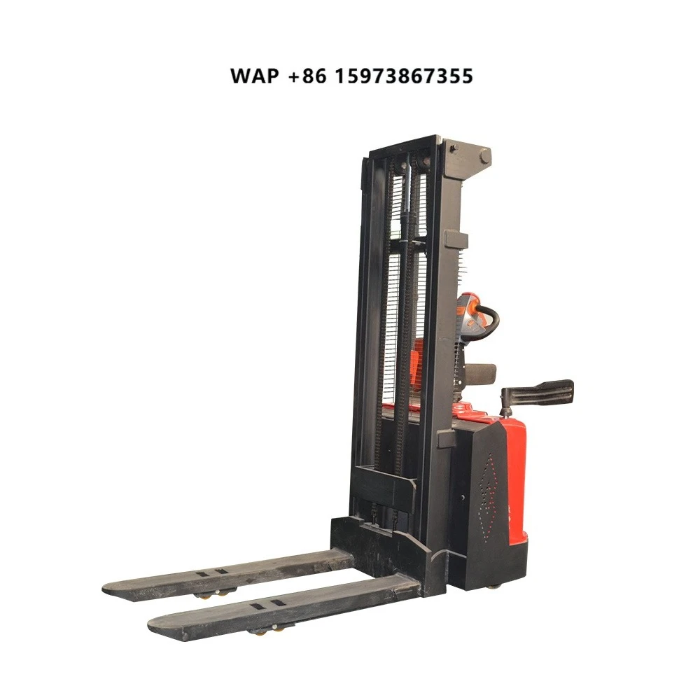 1.5 Ton 2 Ton Mini Small Self Loading Portable Forklift Electric Stacker