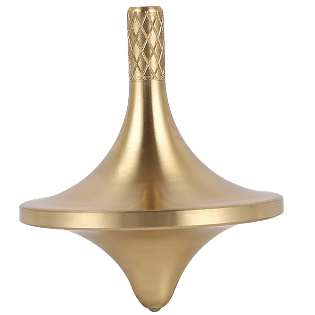 Copper Gyro For Kids Spinning Top Wear-Resistant Portable Decompression Gyro Playthings Children