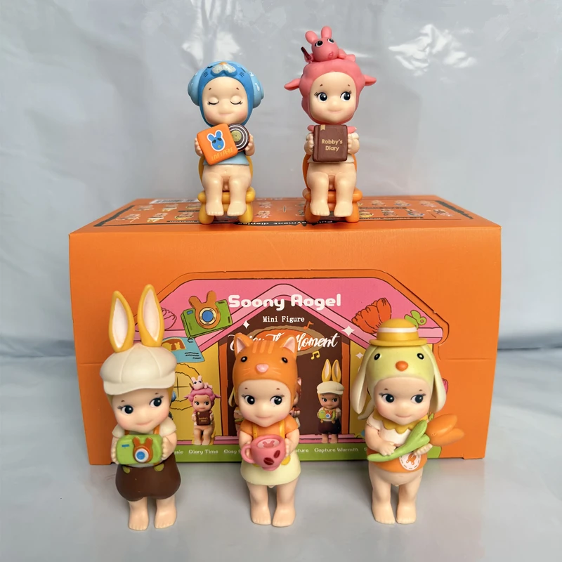 Muñeca Coleccionable Serie Live Well, Caja Sorpresa de Figura de Ángel, Modelo de Anime, Adorno Decorativo para Escritorio y Coche, Regalo de Navidad, Juguete Sorpresa