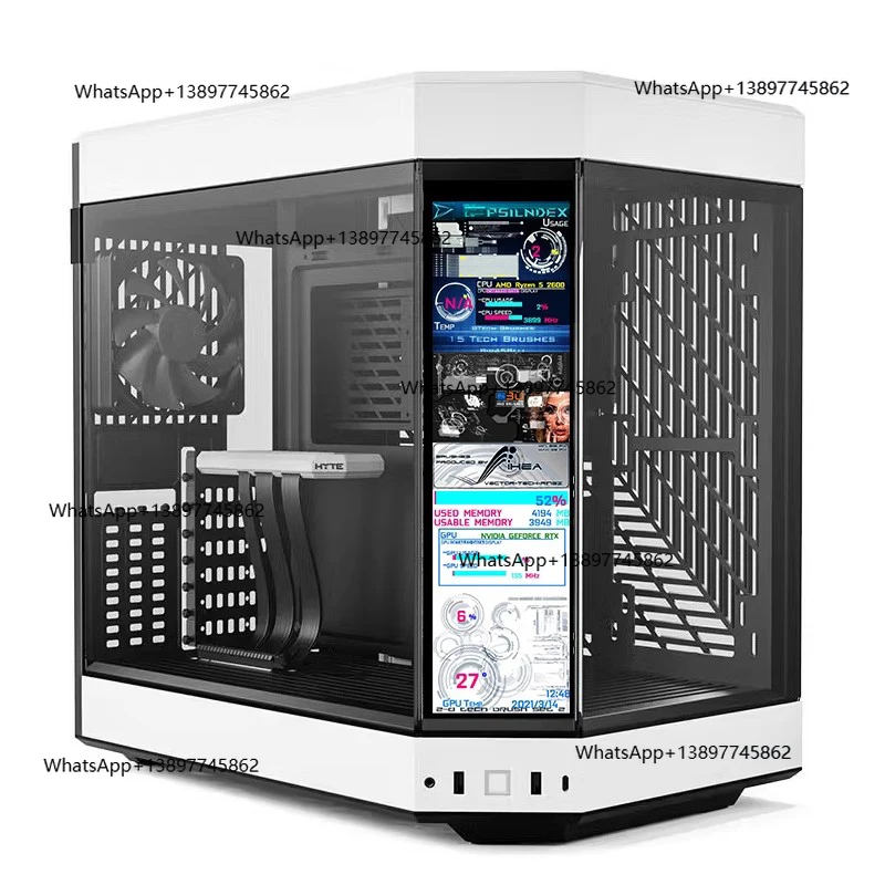 

Peiqi Y60 Y70 с экраном, аквариум, вид на море, комнатный компьютер, ЖК-дисплей, специальный корпус