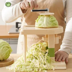 Cabbage Peeler Stainless Steel Multifunctional Vegetable Chooper Cutter Hand Crank Grater with Handle for Onion Cabbage Salad