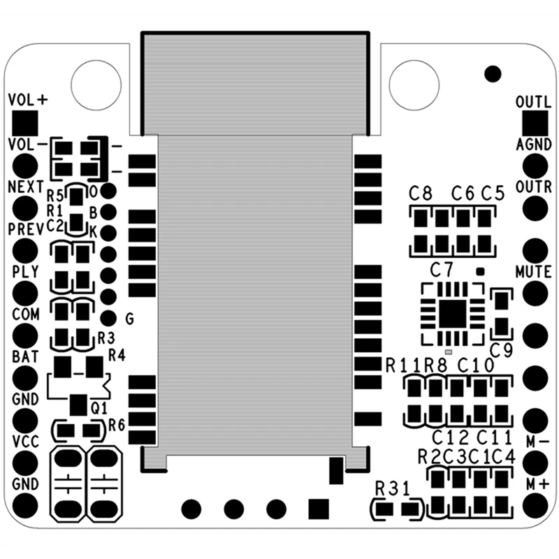 CSR8645 APT-X Lossless Music Hifi 4.0 Receiver Board Amplifier Module For Audio Car Amplifier Speaker