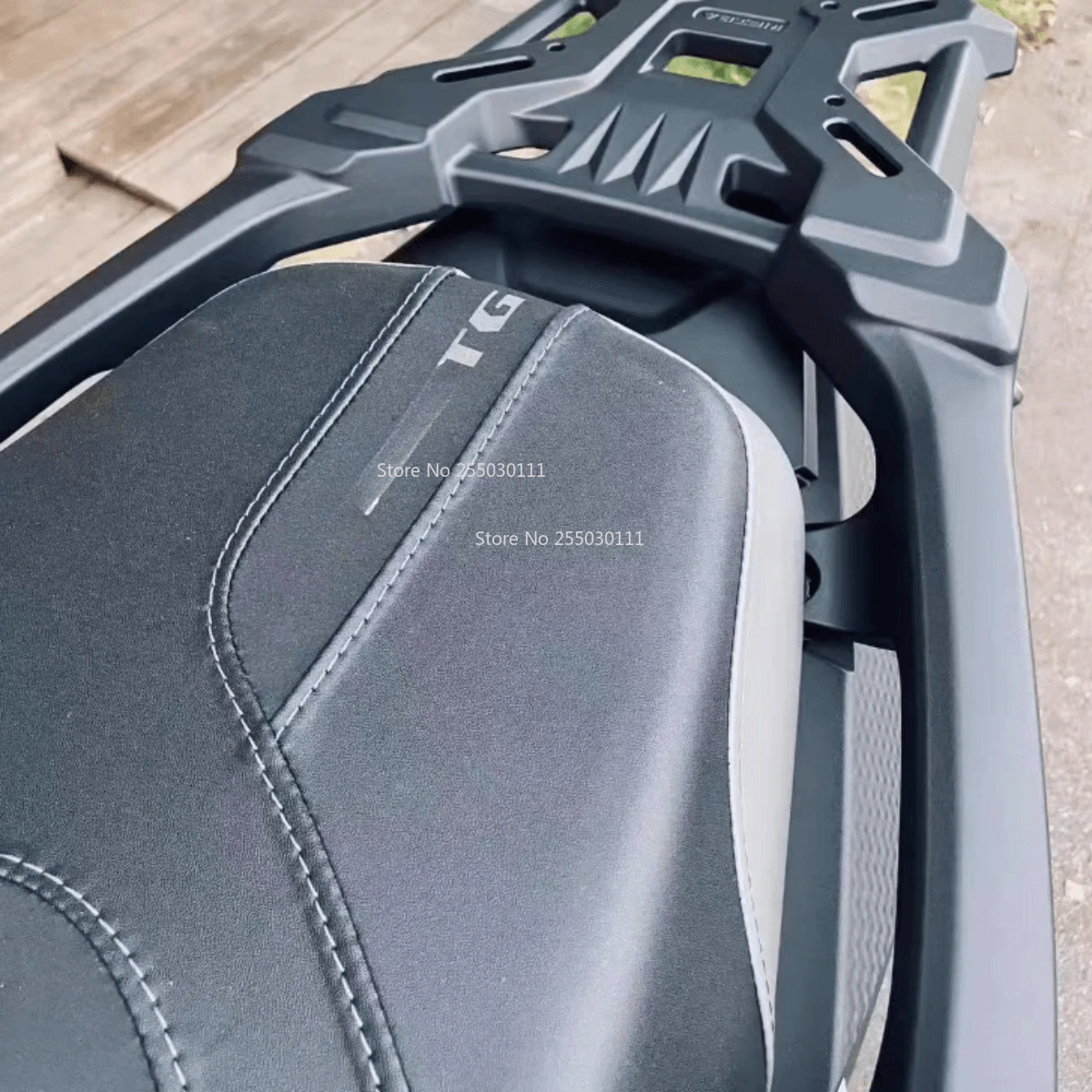 Untuk SYM ADXTG400 Rak Belakang Baja Aloi Aluminium Sepeda Motor Rak Kotak Ekor Aksesori Modifikasi Rak Bagasi
