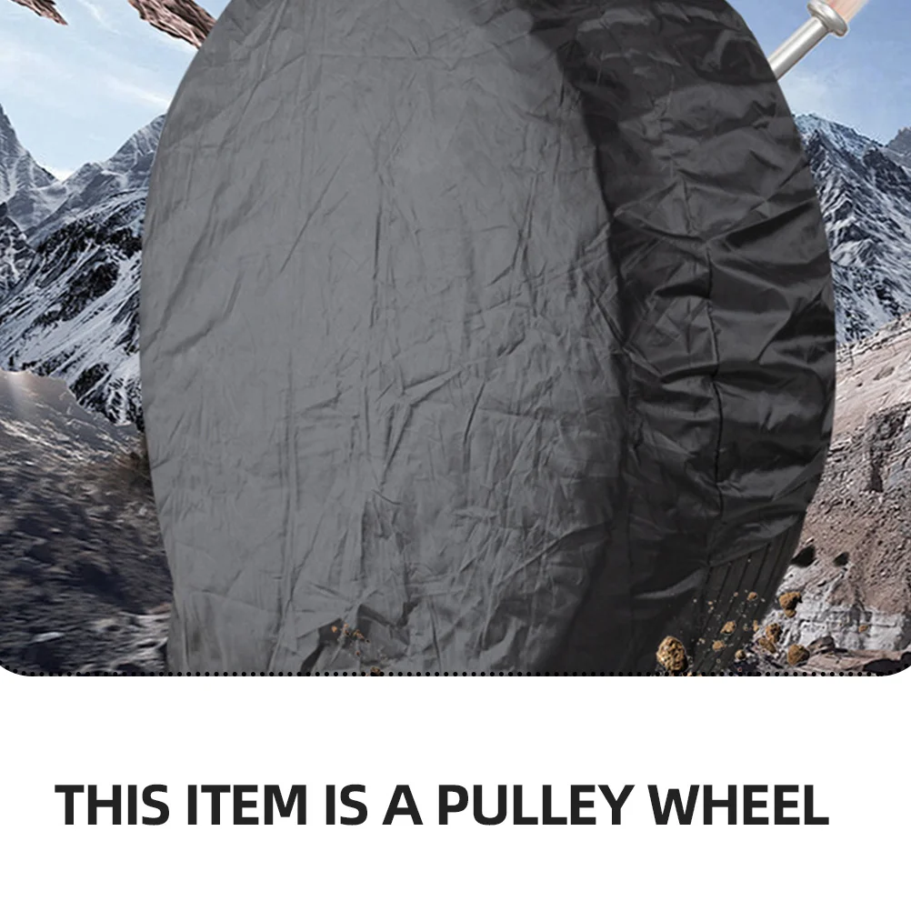 

4pcs Tire Covers Universal Fit Camper Rv Trailers Spare Tire Cover 190t Polyester Car Wheel Sun Rain Dust Debris