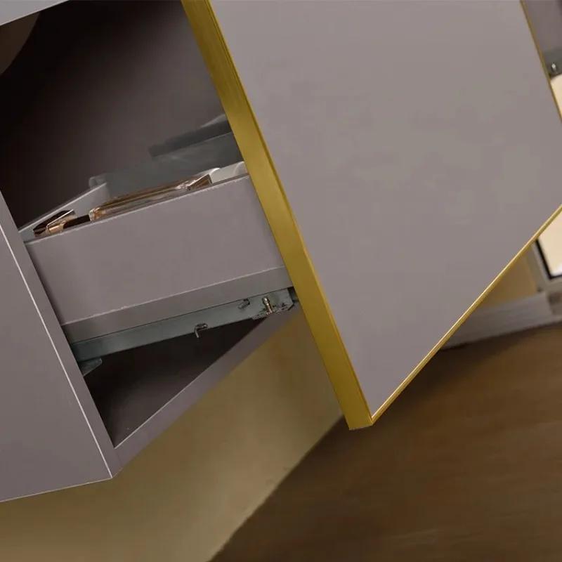 

Wall-hung Bathroom Vanities Furniture Mounted Bathroom Waterproof Mirror Cabinet Double Wash Bathroom Cabinet
