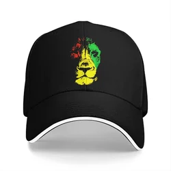 Piękne motyw lwa w stylu Rasta z daszkiem z daszkiem Judah Rastafari czapka męska czapka damska daszek kolarski regulowana bejsbolówka