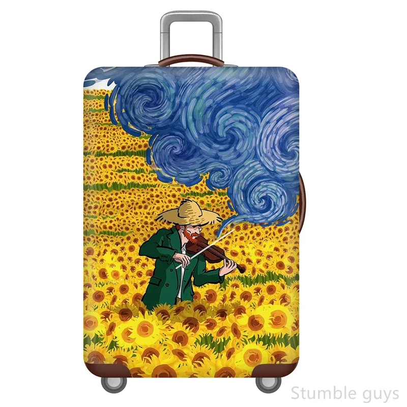 

Elastic Luggage Protective Cover Dustproof Washable Anti-Scratch Durable Suitcase Sleeve Essential Accessory For Air 18-32 Inch