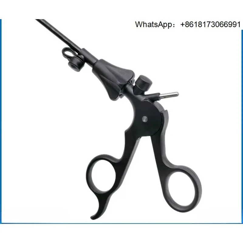 Abdominal gripping forceps instrument rat tooth V-shaped heavy duty inverted tooth blunt head anastomosis octagon