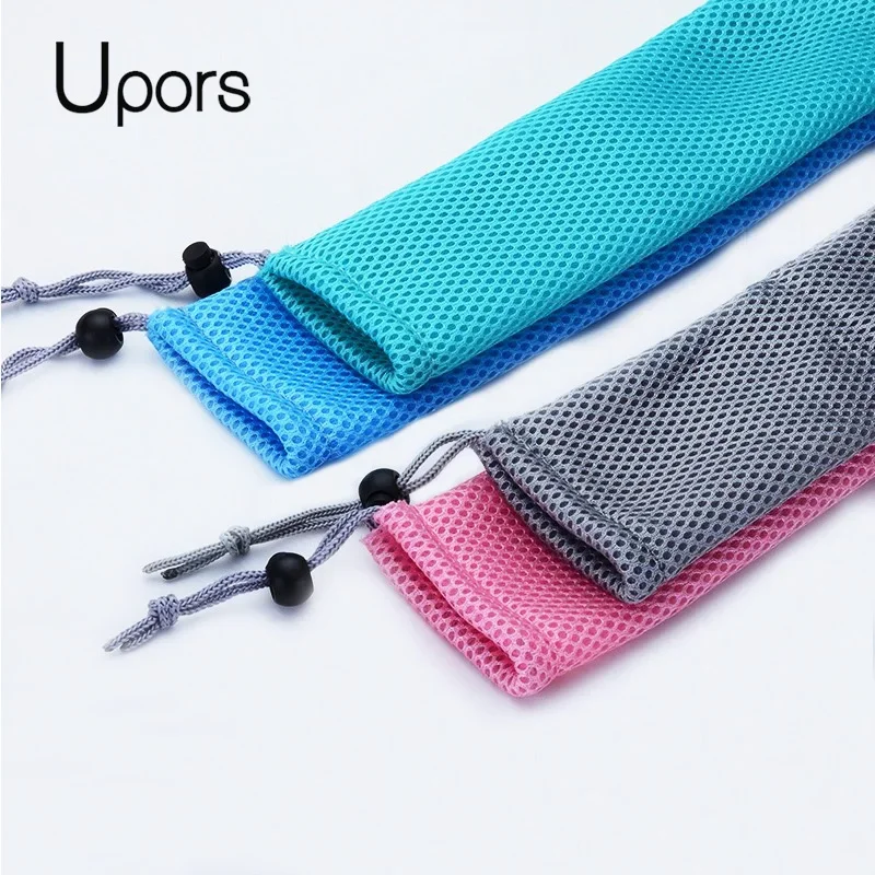 

UPORS 50PCS Straw Pouch Stainless Steel Straw bag Chopsticks Spoon Bag Wholesale