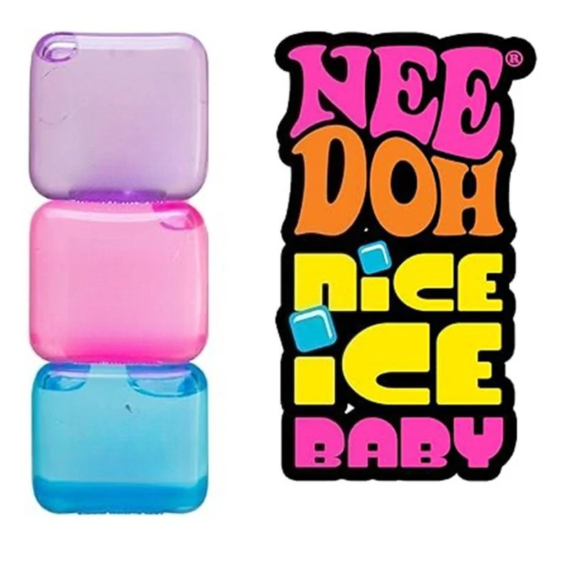 

Schylling Needoh Nice Cube Sensory Fidget Cube Stress Relief Squishy Cube Anti-Anxiety Squeeze Object For Focus ADHD Population
