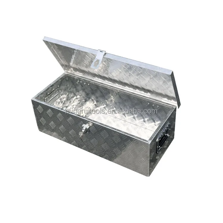 صندوق أدوات مقاوم للغبار من الألومنيوم عالي الجودة للاستخدام على شاحنات الالتقاط