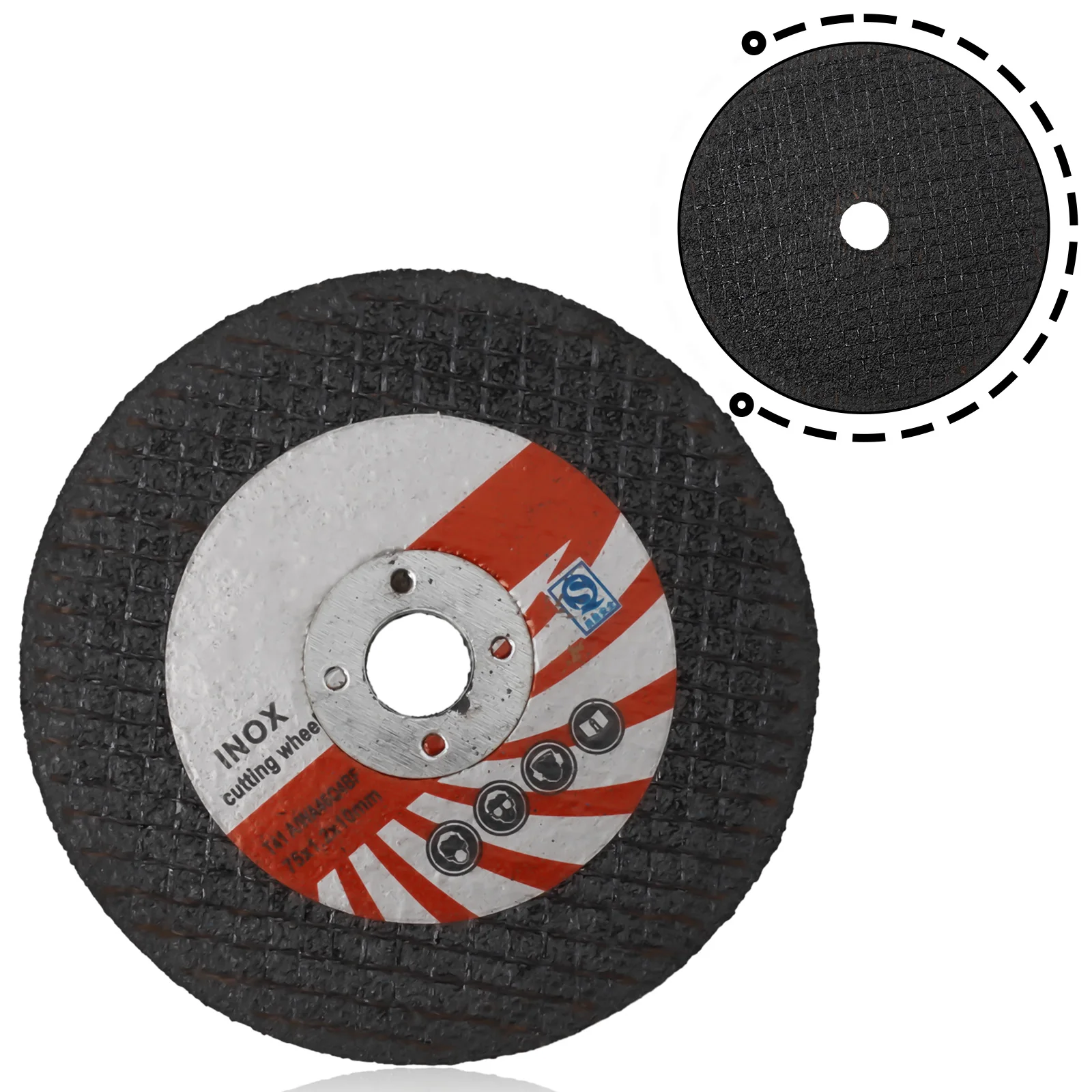 Disco Circular de resina para amoladora angular, disco de corte para amoladora angular, herramientas eléctricas para el hogar, piezas de repuesto, 75mm, 15 unidades