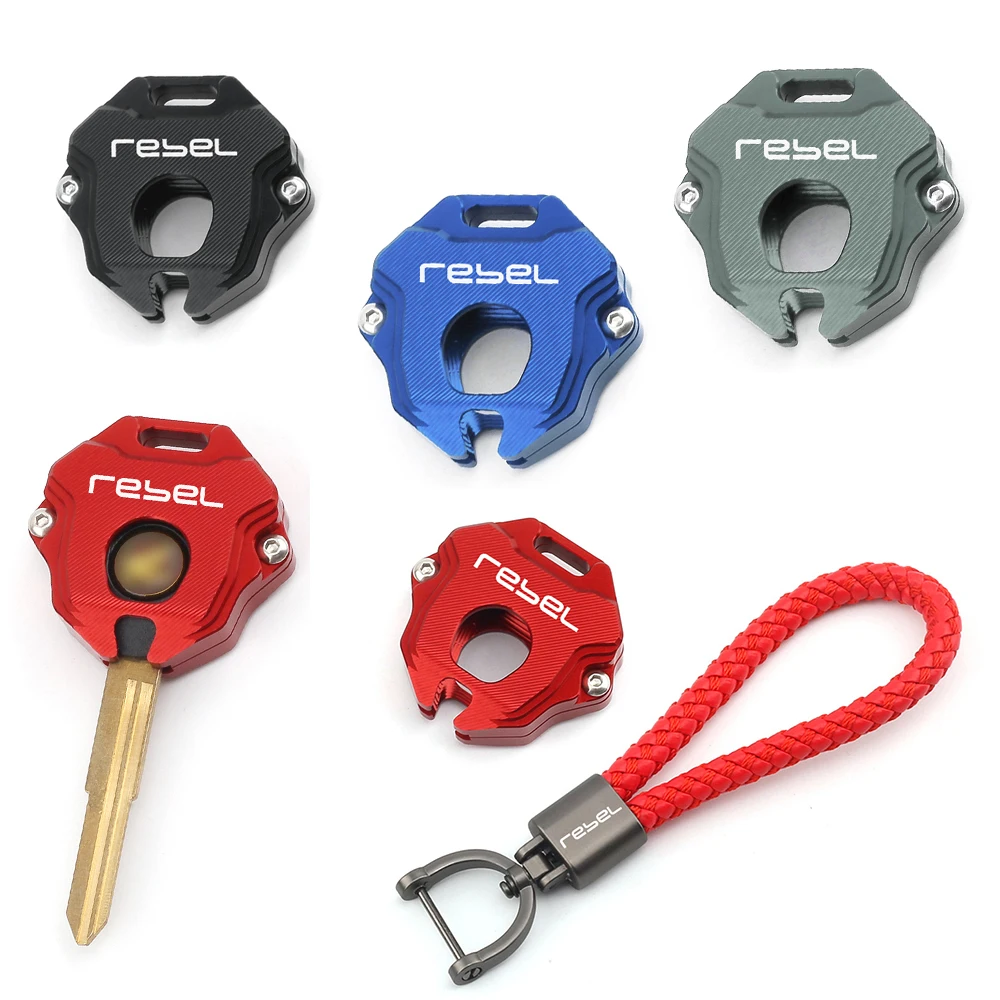 For Honda Rebel REBEL CM1100 1100 1100T DCT 2021 2022 2023 Motorcycle Keyring Cover Case Shell Key Chain accessories