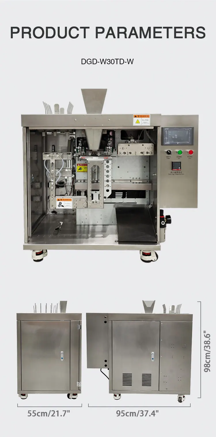 Multifunctional Stand Up Pouch Packing And Sealing Machine, Manual feeding bag packaging machine