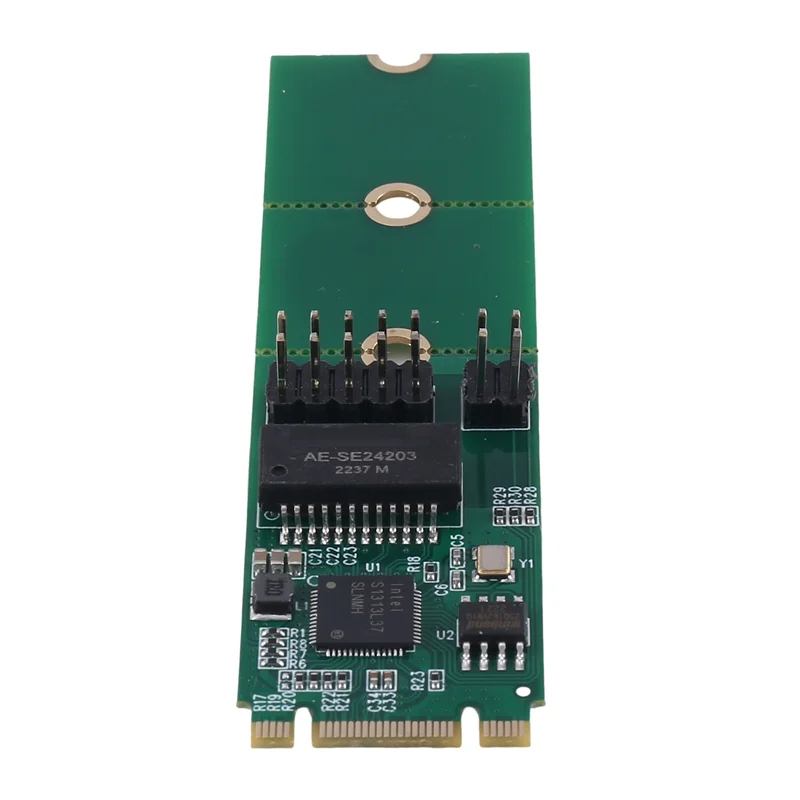 

Гигабитный сетевой адаптер 2,5G Base-T Чип I225 2500 Мбит/с M.2 B/M Key To Pcie 2,5 ГБ Ethernet-карта RJ45 Карта контроллера локальной сети