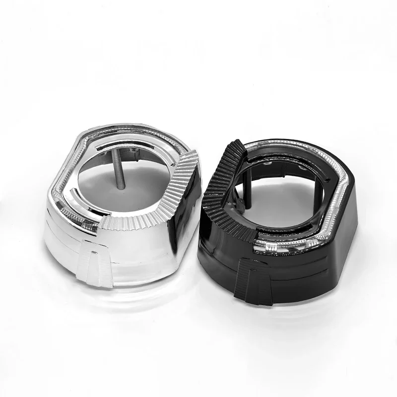 

2.5/3inch BM Sport LED Black Shrouds Square Guide Angel Eyes Car Styling DRL Halo Ring for Bi-xenon Bi-led Lens