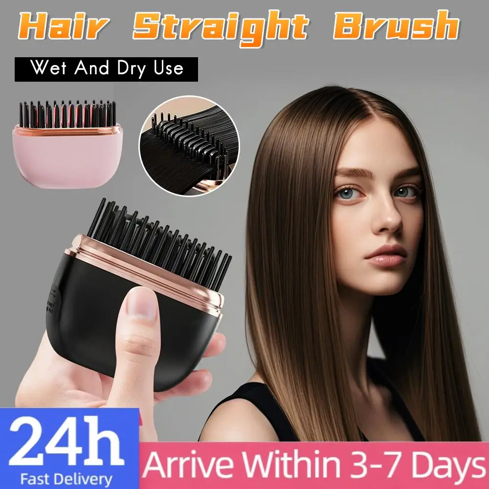

Lightweight Hairdressing Tool USB Rechargeable Wireless Hair Styling Combs Dual Use for Frizz Control and Quick Styling