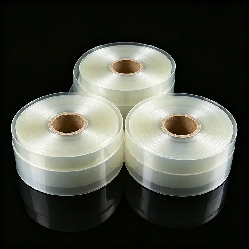 Clear PVC Heat Shrink Sleeve Waterproof Insulating 21mm 30mm 40mm 50mm 60mmWidth Film for 18650 Lithium Battery Wrapping Use