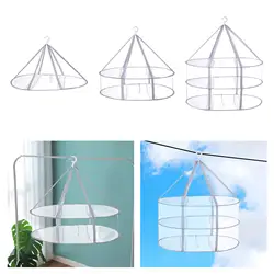 Sweater Drying Rack Hanging Cloth Dryer Multipurpose Drying Net Collapsible Flat Dryer Mesh Net Bathroom Accessories