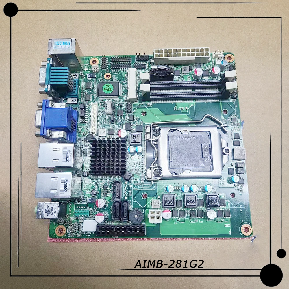 For ADVANTECH AIMB-281 REV.A1 Industrial Motherboard H61 AIMB-281G2 AIMB-281G2-00A1E