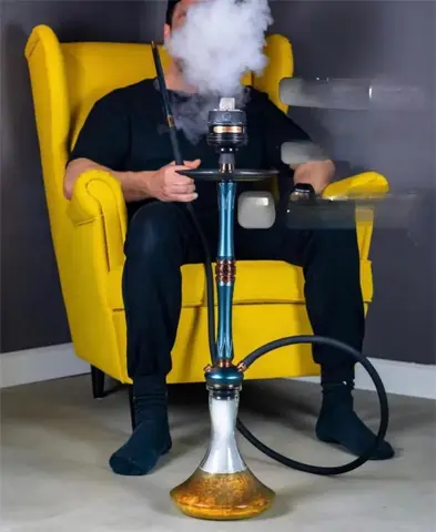 Juego de Shisha de narguile de aleación de aluminio grande, Hookah árabe, Phnom Penh, Shisha decorativa