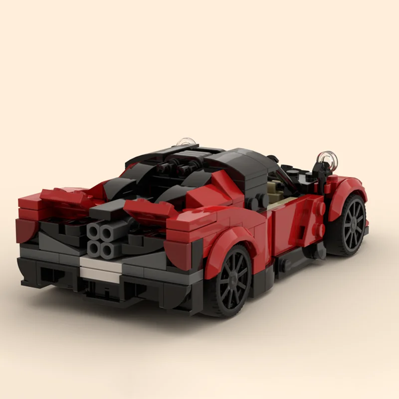 342pcs MOC Pagani Huayra City Champions Model Building Blocks Construction Creative Toys Education Brick Christmas Gift Birthday