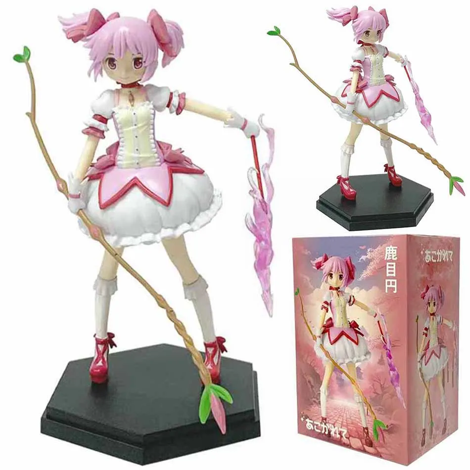 17 سنتيمتر Puella Magi Madoka Magica أنيمي الشكل Kaname Madoka عمل الشكل ماجيك فتاة نموذج ديكور تمثال دمى اللعب هدية الكريسماس #1