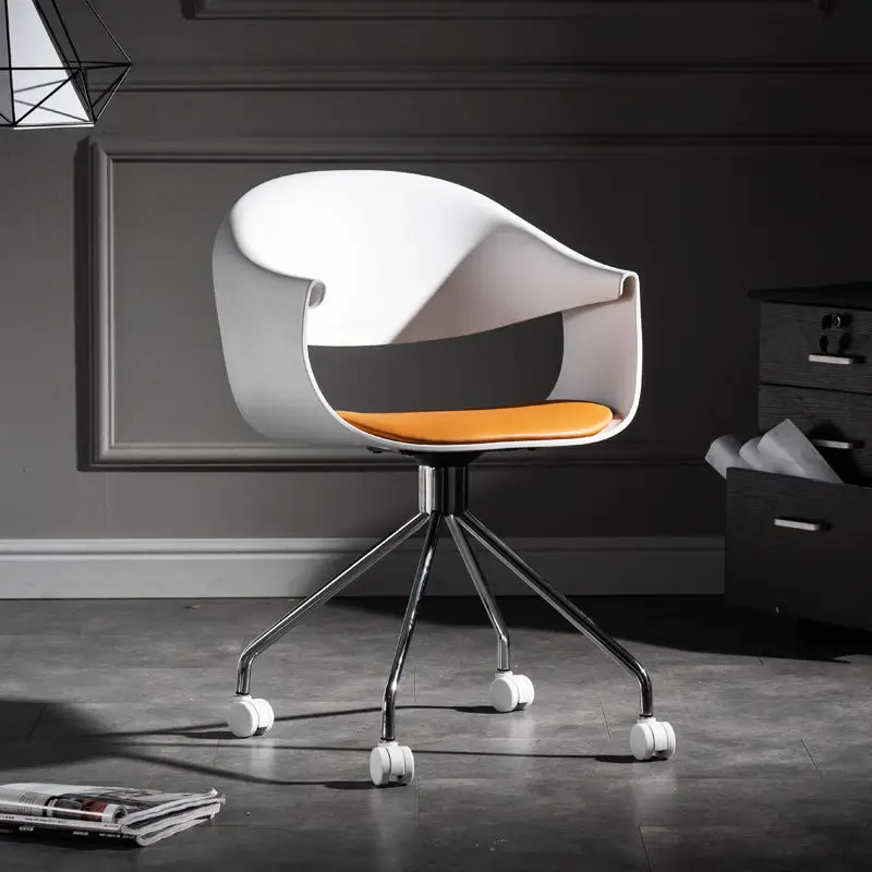 Computer Stoel Designer Model Eenvoudige Sedentaire Niet Moe Zetel Thuis Rugleuning Bureaustoel Netto Rode Comfortabele Bureaustoel