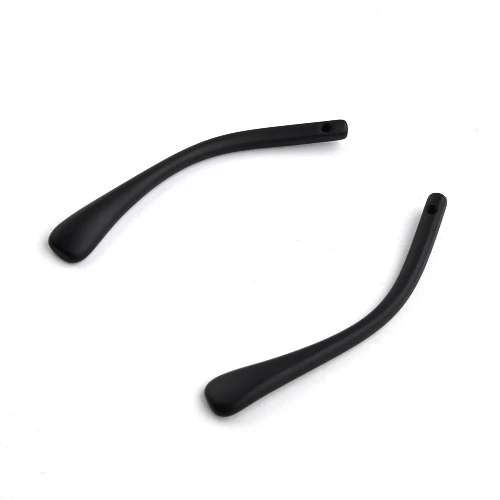 

10pairs(20pcs) Black Antislip Plastic Temple Tips with screw hole For Metal Temple Glasses Eyewear Temple Tips Eyeglasses temple