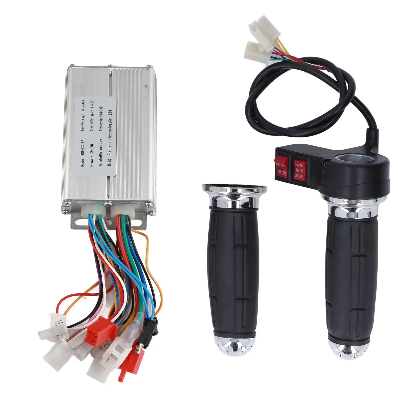 

Universal 36V/48V 350W Electric Bike Controller & Throttle Grip - Upgrade Parts for E-Bikes & Scooters