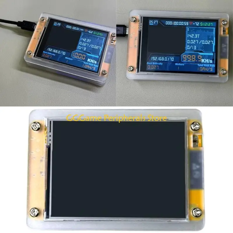 U55B 1000kh/s 2.8inch BCH LCD Display Lottery Miner Machine For Crypto Mining