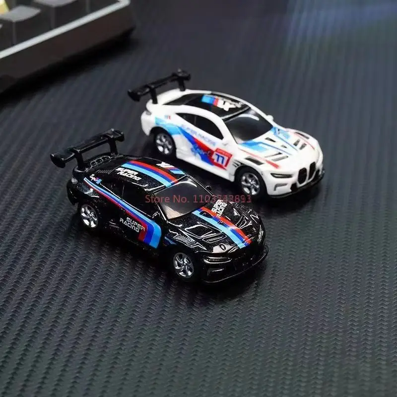 

Мини-скульт дистанционного управления из сплава 1:64, автомобильный Bluetooth-пульт дистанционного управления, двухрежимное управление, настольный карманный дрифт, игрушечный автомобиль с дистанционным управлением