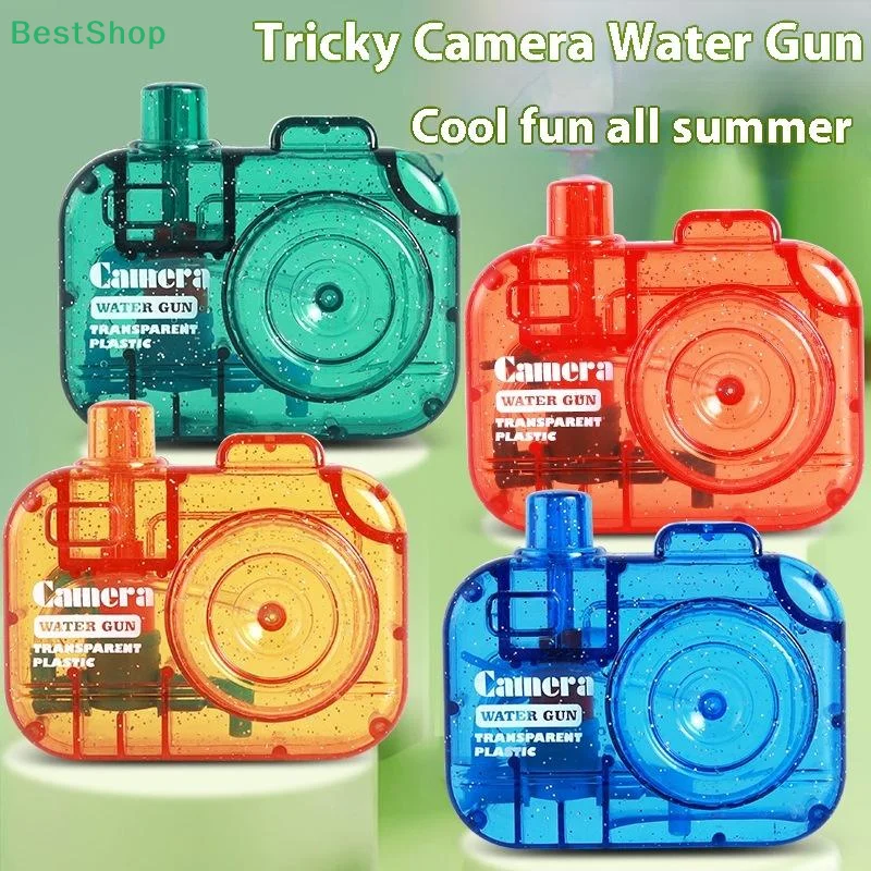★ ★ ★ Giocattoli per fotocamera Pistola ad acqua per cartoni animati Gioco all'aperto Giocattoli estivi Giocattoli per feste sportive Regali