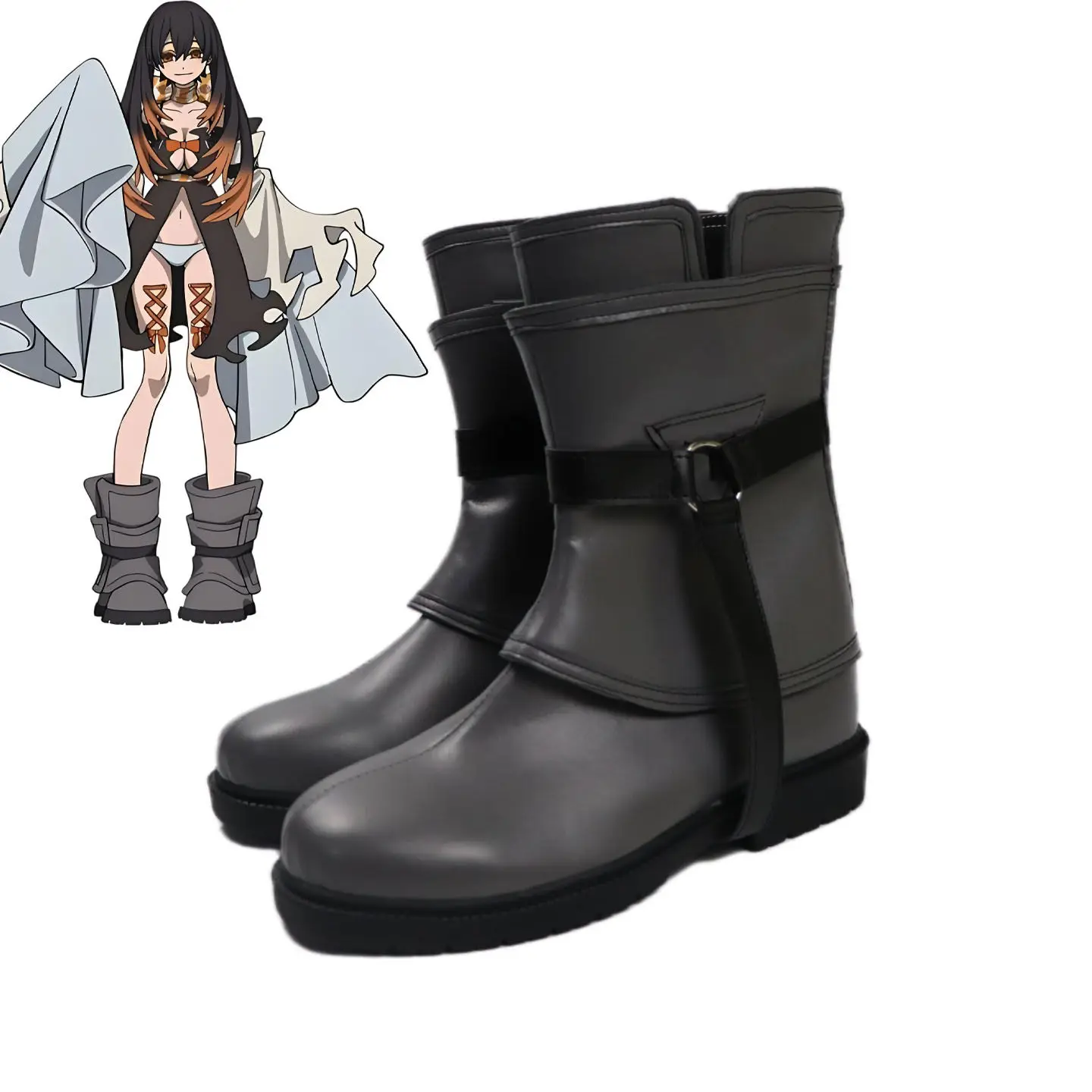 Anime Gachia Amo Empool Cosplay Shoes Amo Cosplay Shoes Boots For Hallowmas Party Carnival Adult Women Men Customizable